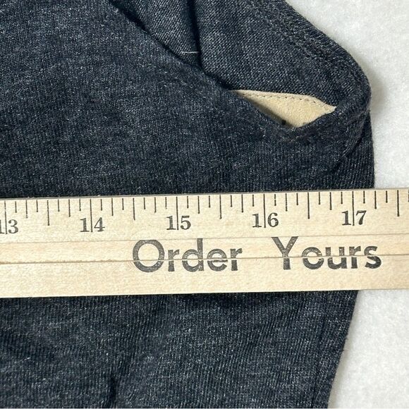 Chaser Womens Dress Size M Gray Mini Criss Cross Drape Back Jersey NWT - Picture 8 of 12